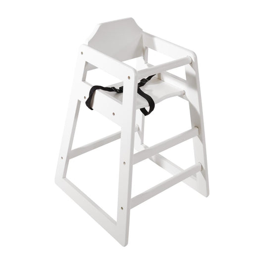 Chaise haute en bois blanche Bolero - Bolero - DL833