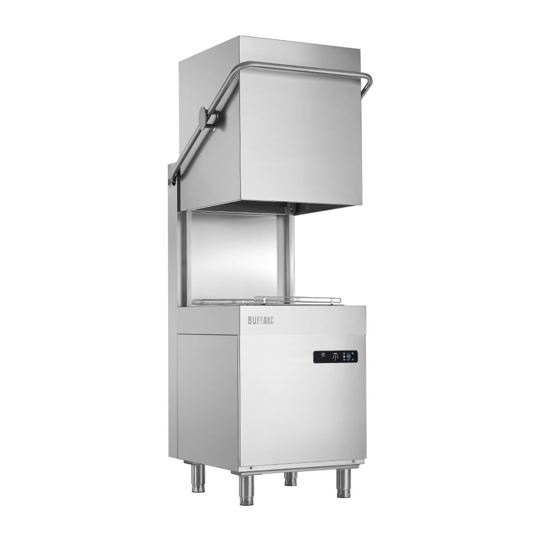 Lave-vaisselle numérique à capot Buffalo avec pompe de vidange 9,7 kW triphasé - Buffalo - DN975