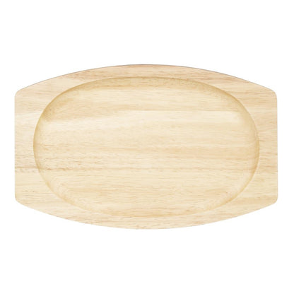 Planche en hévéa pour plat ovale en fonte Olympia 335x205mm pour GJ557 - Olympia - FW979
