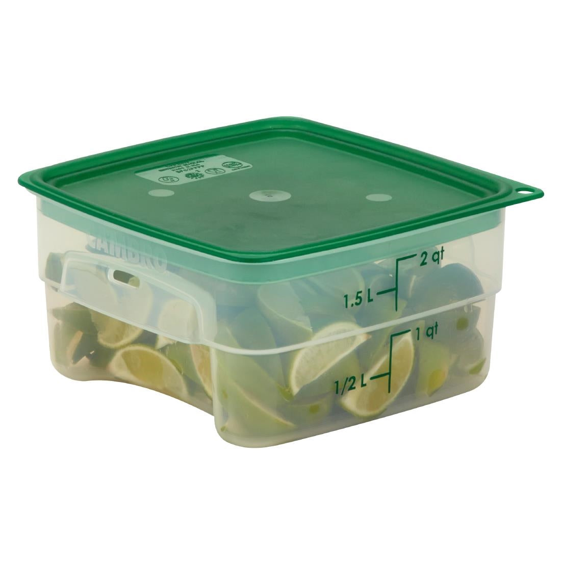 Boîte en polypropylène Cambro FreshPro CamSquare 1,9L - Cambro - JM720