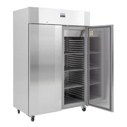 Armoire réfrigérée négative deux portes économe en énergie Polar Série U 1 400L - Polar - UA033