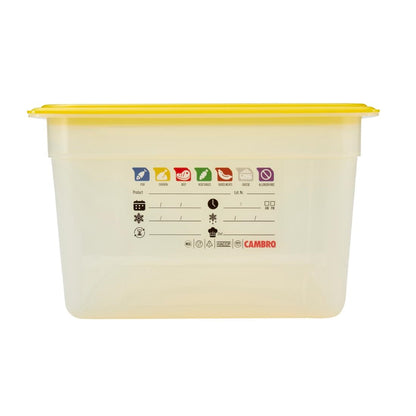 Bac en polypropylène Cambro Safetrak IML GN 1/1 200mm - Cambro - JN503