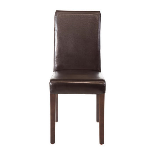 Chaises en simili cuir Bolero marron foncé (lot de 2) - Bolero - GF955