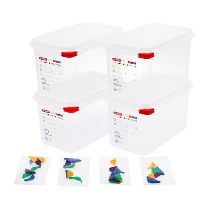 Boîte alimentaire GN 1/4 Araven 4,3L (lot de 4) - Araven - T985