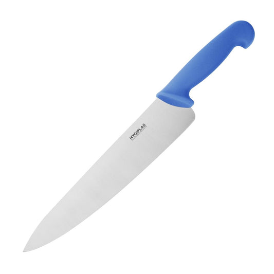 Couteau de cuisine Hygiplas bleu 255mm - Hygiplas - C850