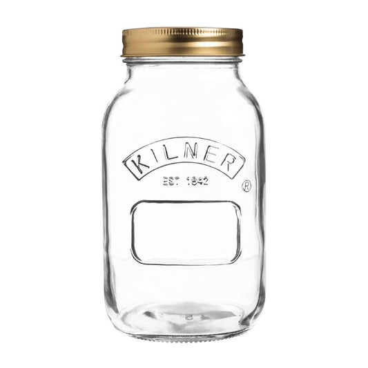 Bocal à conserves couvercle vis Kilner 1L - Kilner - GG786