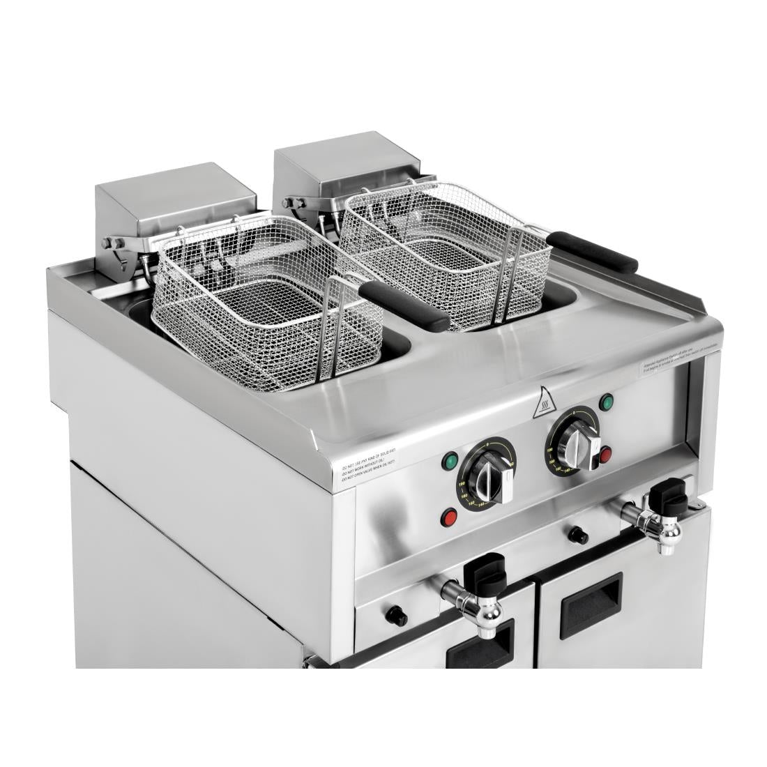 Friteuse électrique double cuve Buffalo Série 600 2x 8L - Buffalo - SA782