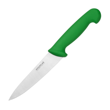Couteau de cuisine Hygiplas vert 155mm - Hygiplas - C864