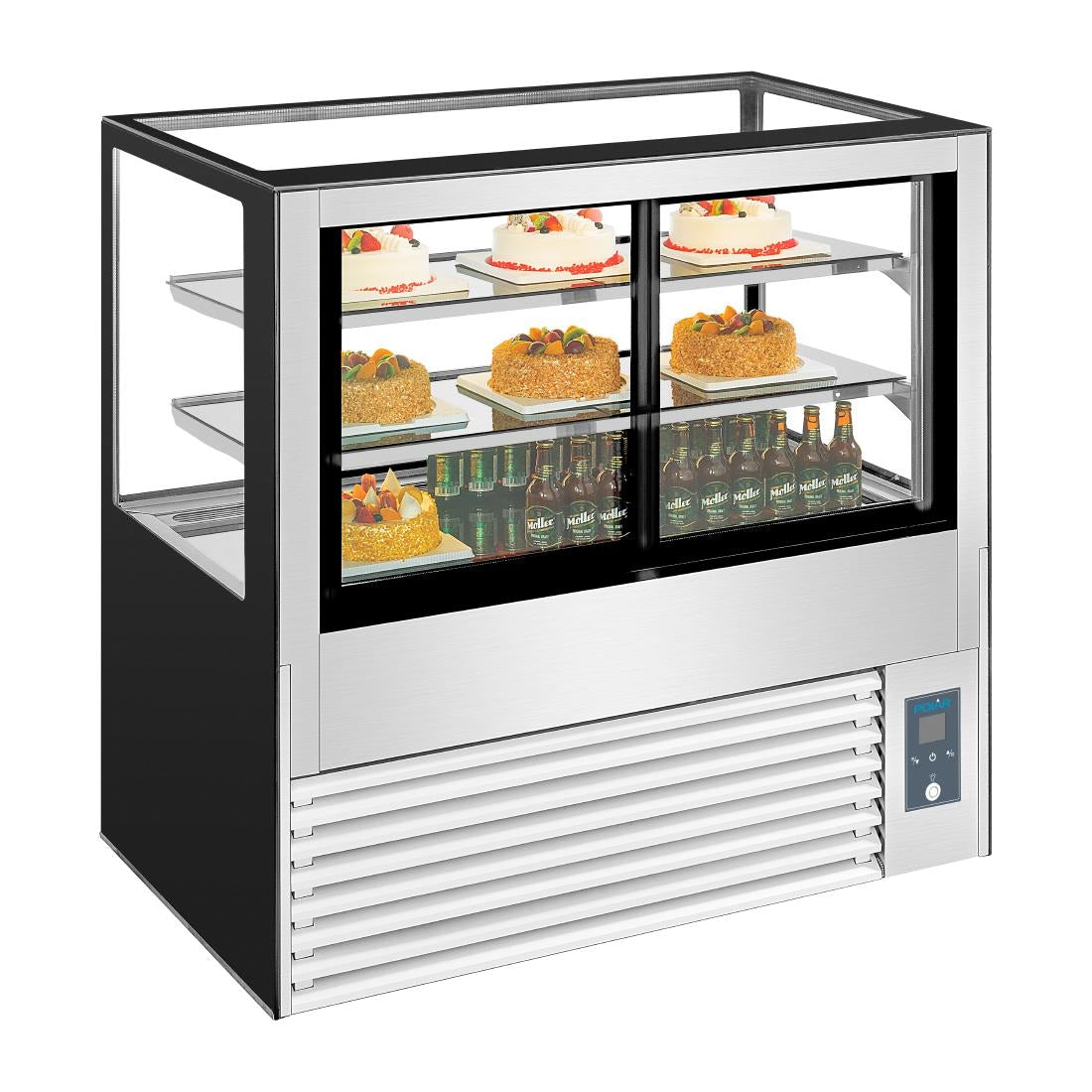 Vitrine à pâtisserie réfrigérée Polar Série U 385L - Polar - UA061