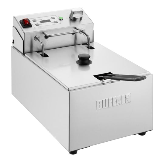 Friteuse électrique simple avec minuterie Buffalo 5L - Buffalo - CU622