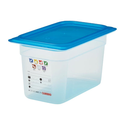 Bac en polypropylène Cambro Safetrak IML GN 1/4 150mm - Cambro - JN514