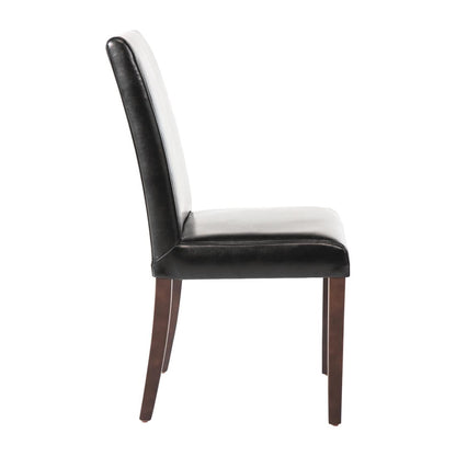 Chaises en simili cuir Bolero noires (lot de 2) - Bolero - GF954