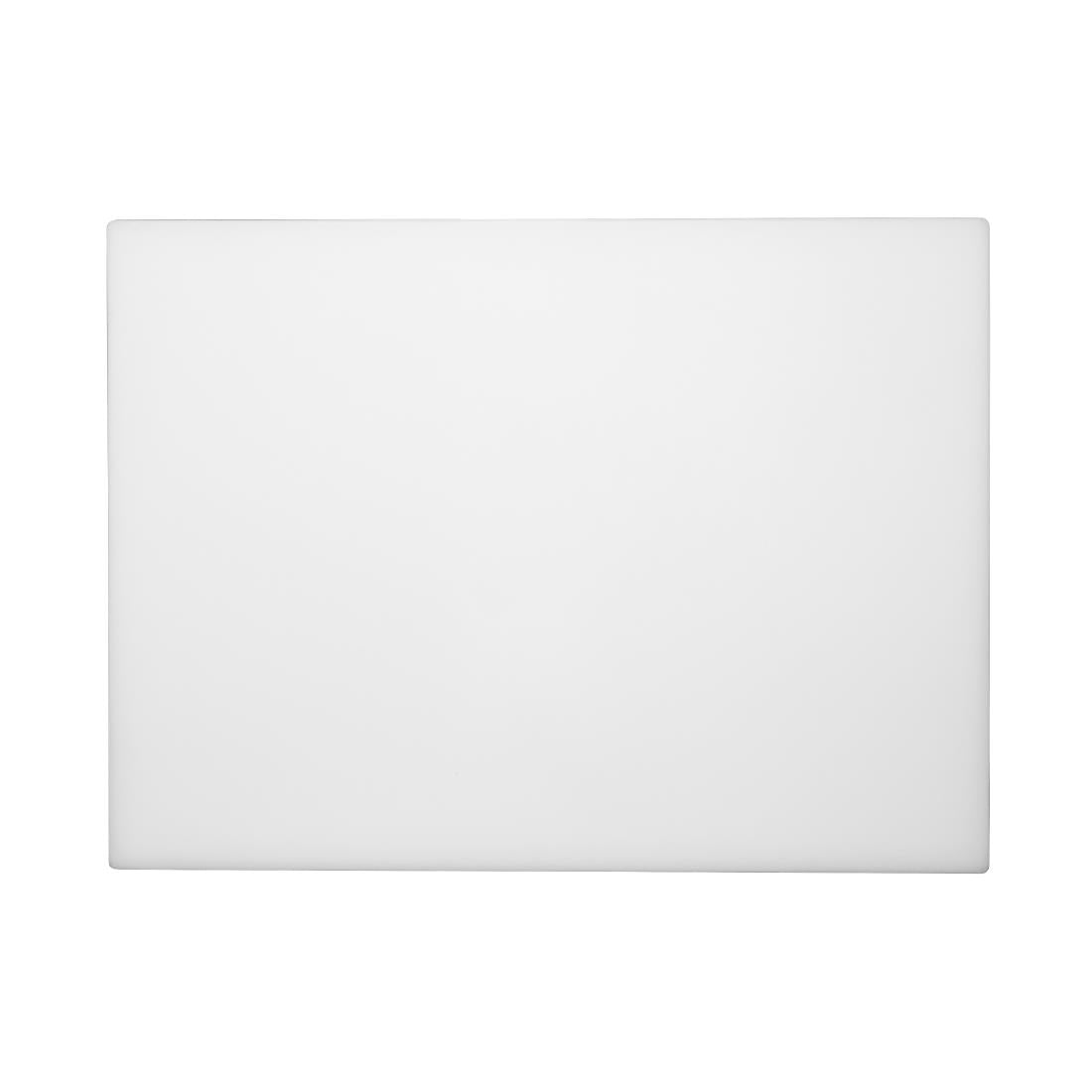 Grande planche à découper épaisse basse densité Hygiplas blanche - Hygiplas - HC882