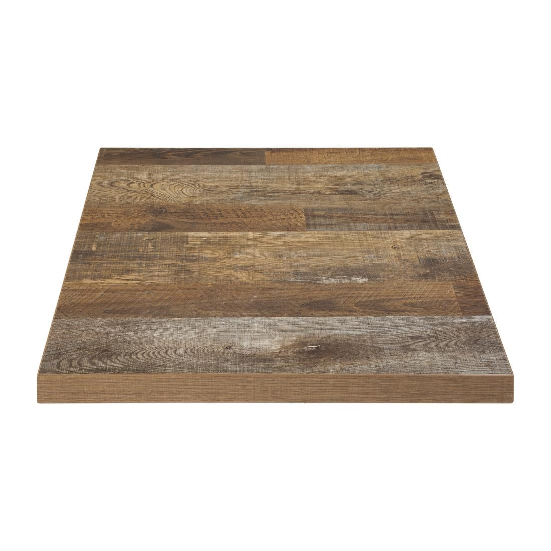 Plateau de table carré Bolero effet bois vieilli - 60 cm - Bolero - DR821