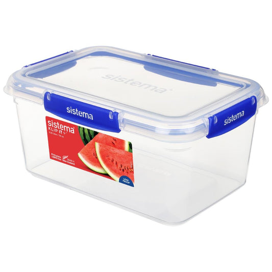 Boîte alimentaire rectangulaire Sistema Klip It Plus 3,35L - Sistema - CH259