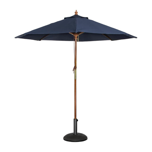 Parasol rond Bolero 2,5m bleu marine - Bolero - GG496