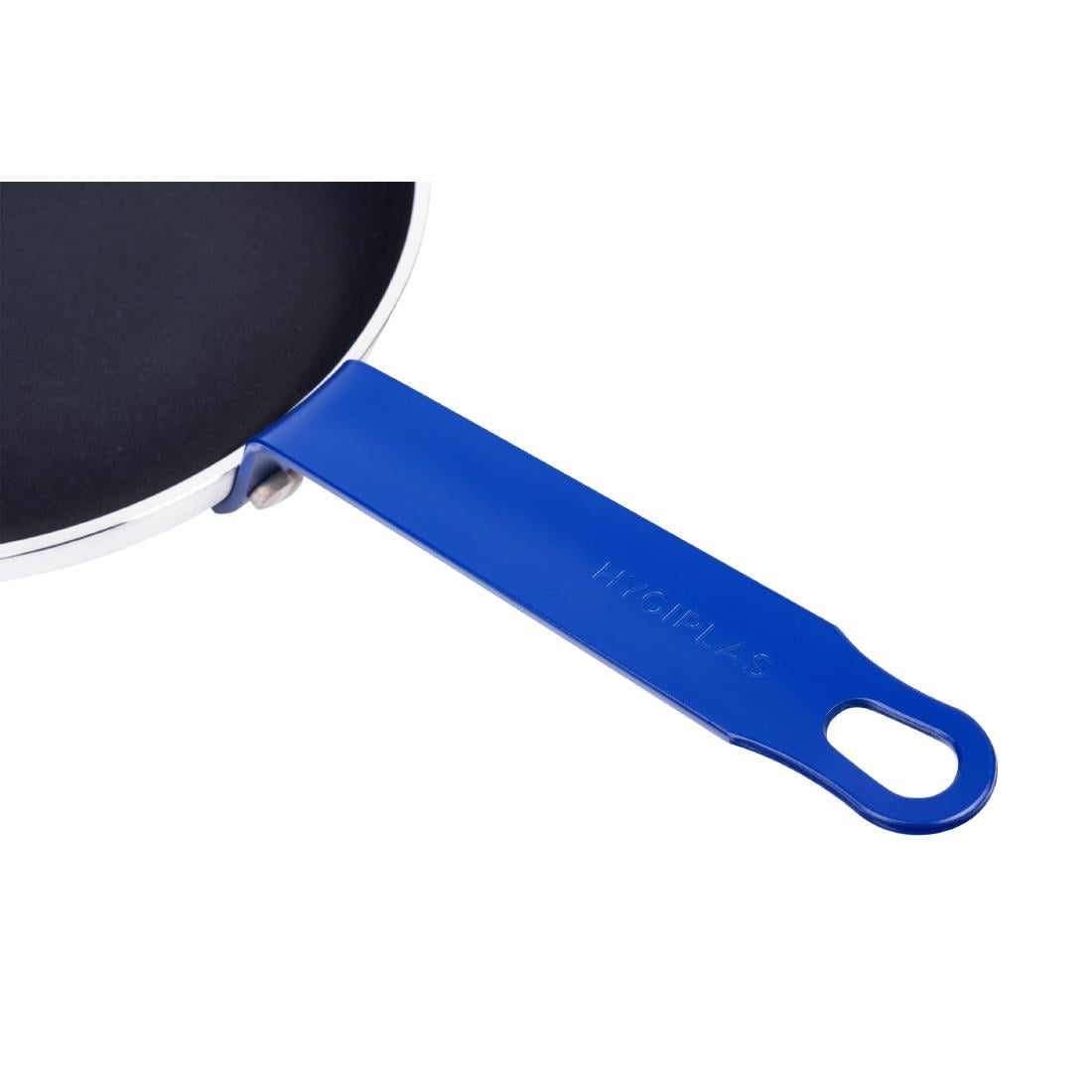 Poêle en aluminium antiadhésive Hygiplas Teflon Platinum Plus 240mm bleue - Hygiplas - HT971