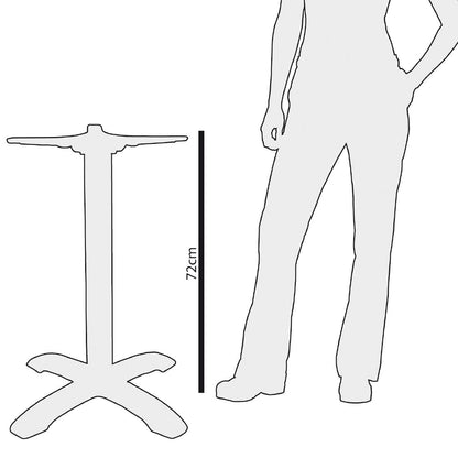 Pied de table rond chromé Bolero - Bolero - CD214