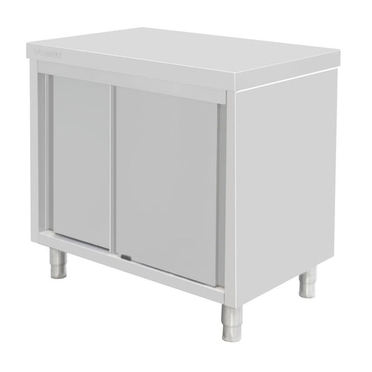 Armoire sur pieds en acier inoxydable Vogue 900x900x600mm - Vogue - FU584