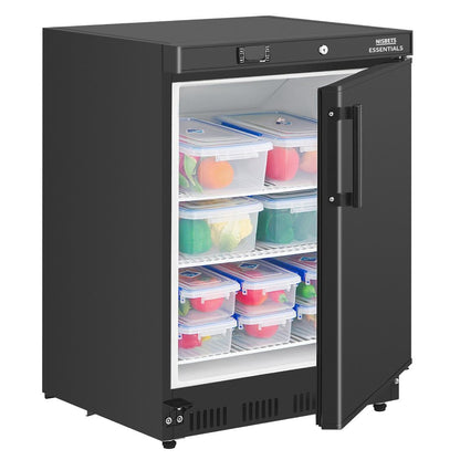 Dessous de comptoir réfrigéré positif Nisbets Essentials noir 150L - Nisbets Essentials - JB197