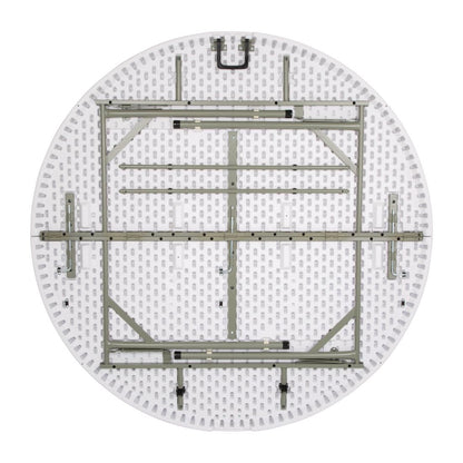 Table ronde pliable au centre Bolero blanche 1530mm - Bolero - CC506