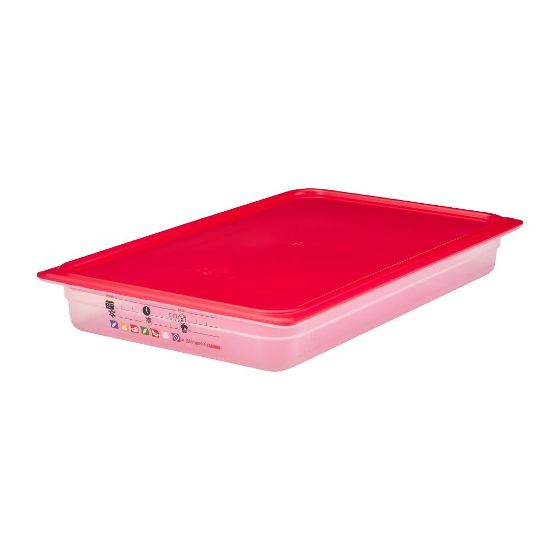 Bac en polypropylène Cambro Safetrak IML GN 1/1 65mm - Cambro - JN500