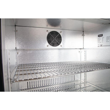 Arrière-bar une porte pivotante Polar Série G noir 128L - Polar - GL011