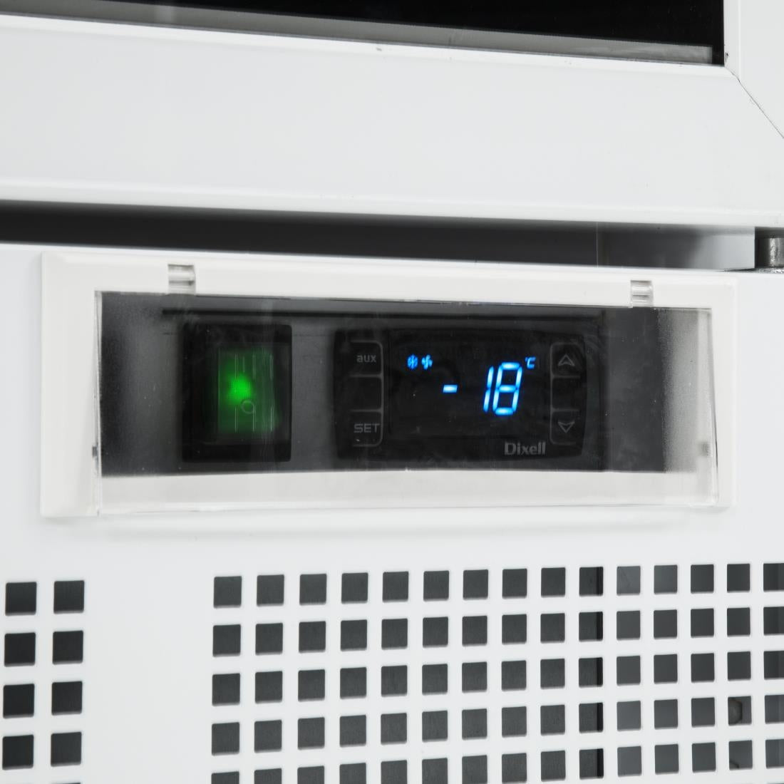 Vitrine réfrigérée négative deux portes avec bandeau lumineux Polar Série G 920L - Polar - GH507