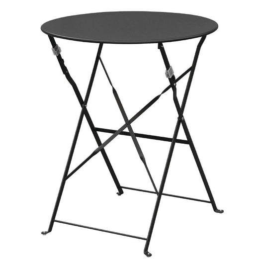 Table de terrasse en acier Bolero noire - Bolero - GH558