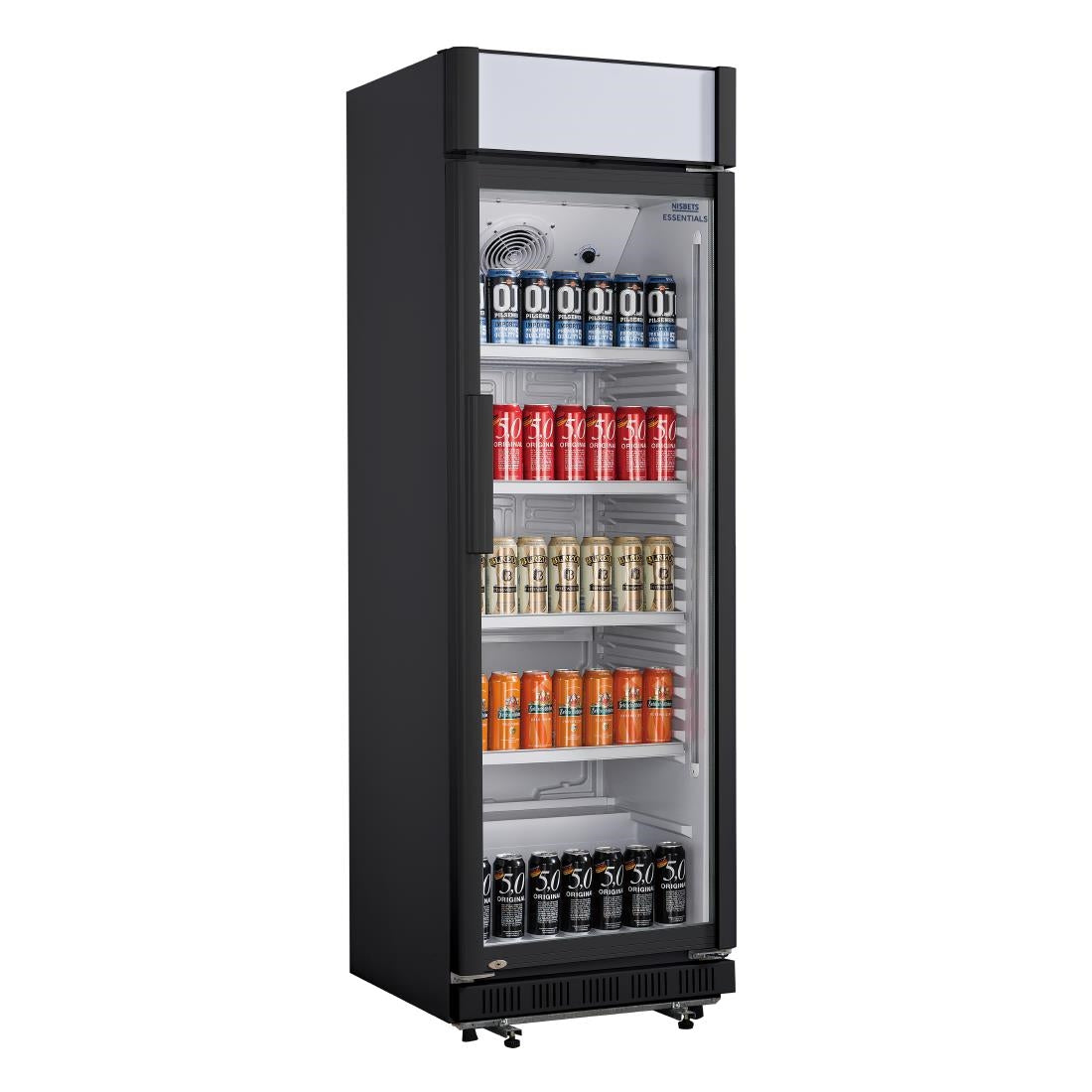 Vitrine positive avec bandeau lumineux Nisbets Essentials 346L - Nisbets Essentials - CJ794