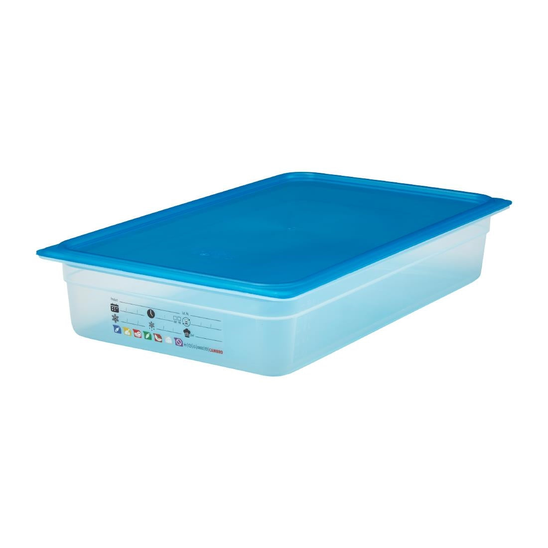 Bac en polypropylène Cambro Safetrak IML GN 1/1 100mm - Cambro - JN501