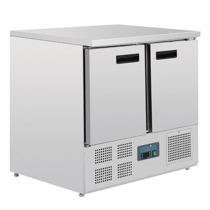 Table réfrigérée positive compacte 2 portes 240L Polar Série G - Polar - U636