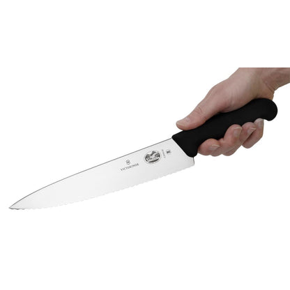 Couteau de cuisine denté Fibrox Victorinox 220mm - Victorinox - CC266