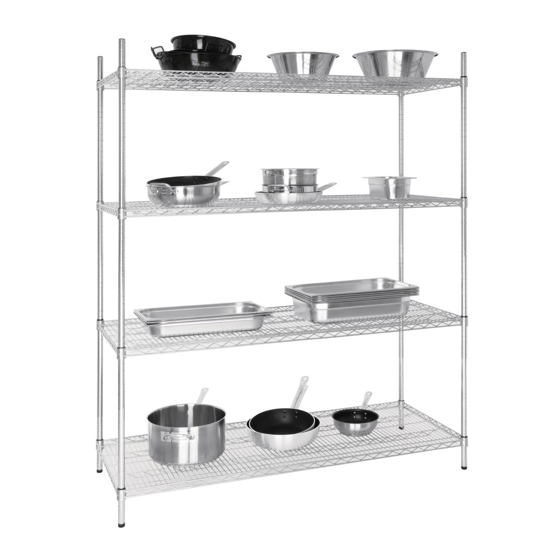 Étagère en kit 4 niveaux Vogue 1525 x 610mm - Vogue - U258