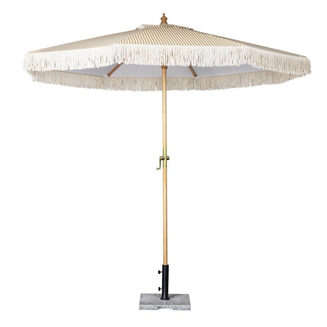 Parasol rond à rayures Bolero Sicile 2,5m - Bolero - FU508