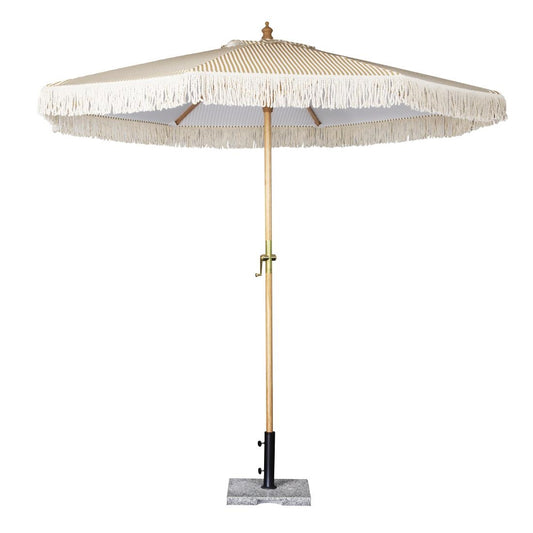 Parasol rond à rayures Bolero Sicile 2,5m - Bolero - FU508