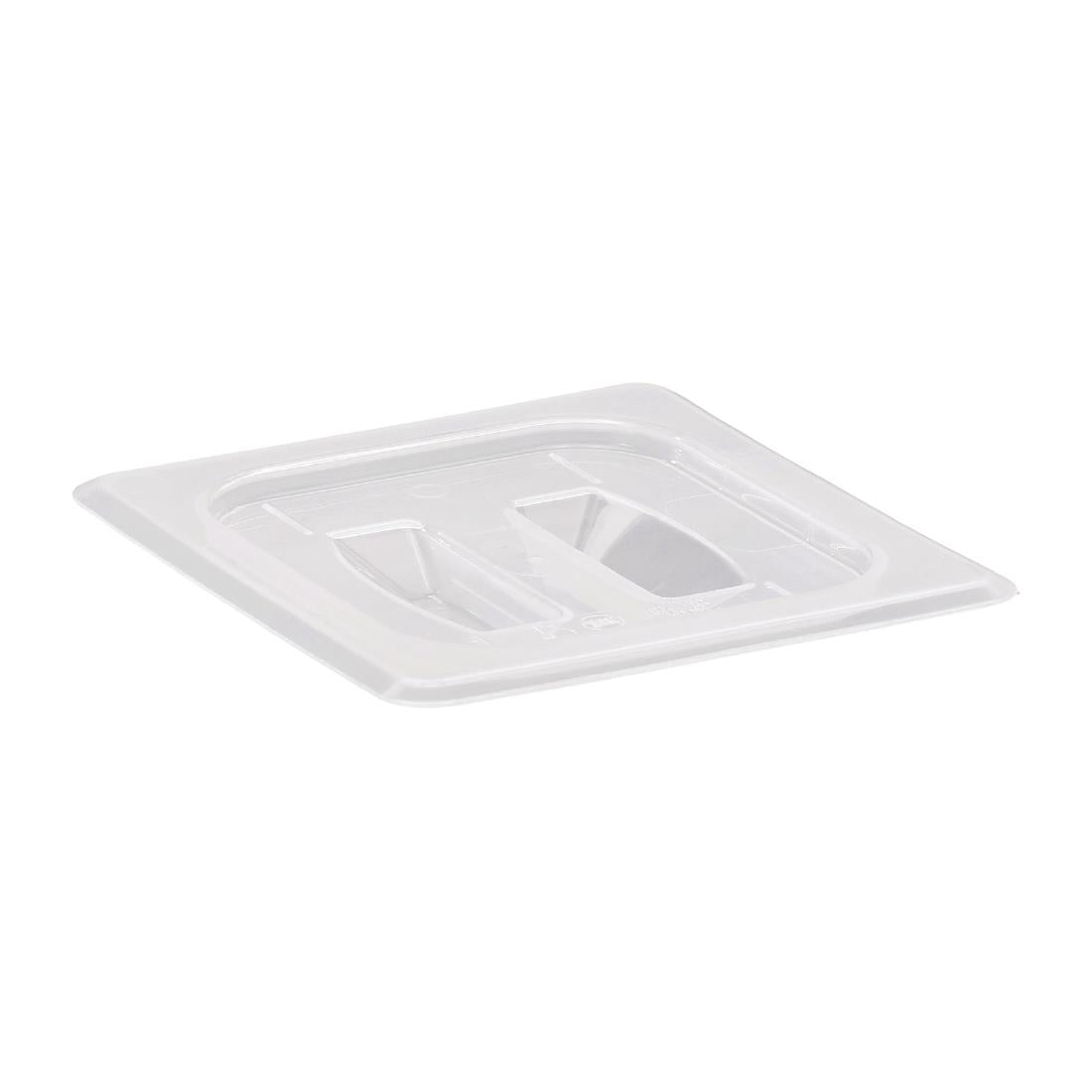 Couvercle translucide en polypropylène avec poignée pour bac GN 1/6 Cambro - Cambro - CJ660