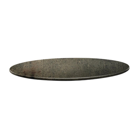 Plateau de table rond Topalit Smartline 80cm béton - Topalit - DR991