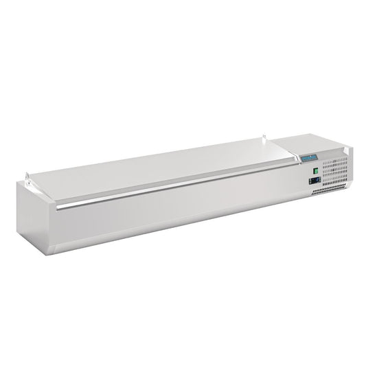 Saladette à poser avec couvercle Polar Série G 8x GN 1/4 - Polar - FA856