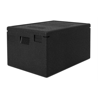 Conteneur isotherme ouverture sur le dessus Cambro GoBox EPP noir 80L - Cambro - DW582