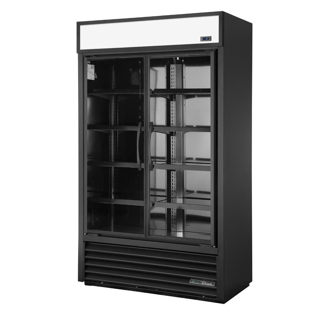 Vitrine réfrigérée positive 2 portes True Slimline noire TVM-48SL-HC-VM01 - TRUE - FB004
