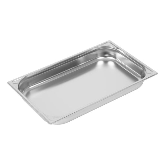 Bac inox 18/10 GN 1/1 professionnel Vogue 65mm - Vogue - DW433
