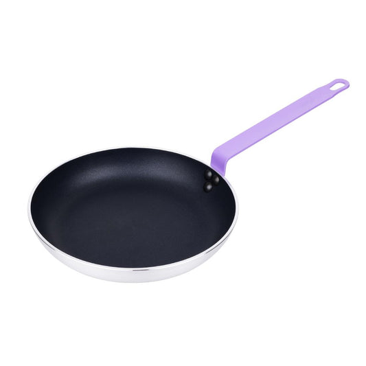 Poêle en aluminium antiadhésive Hygiplas Teflon Platinum Plus 280mm violette - Hygiplas - HT969