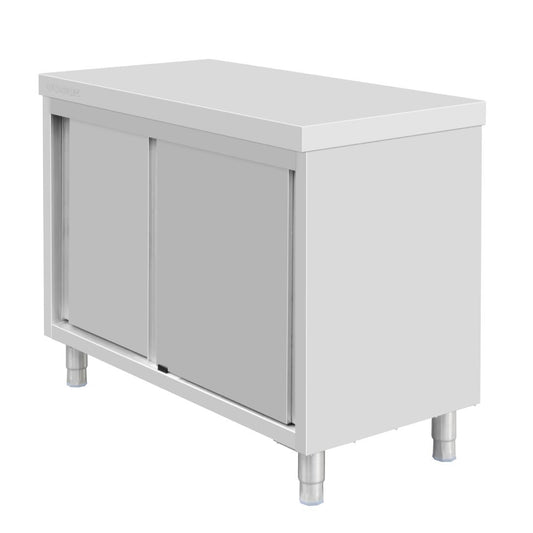 Armoire sur pieds en acier inoxydable Vogue 900x1200x600mm - Vogue - FU585