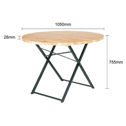 Ensemble brasserie table ronde et bancs Bolero 1670x460mm - Bolero - JK498