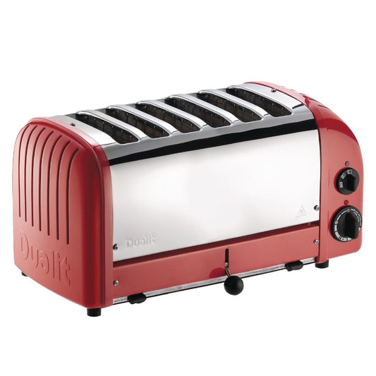 Grille-pain 6 tranches rouge Vario Dualit 60154 - Dualit - GD395