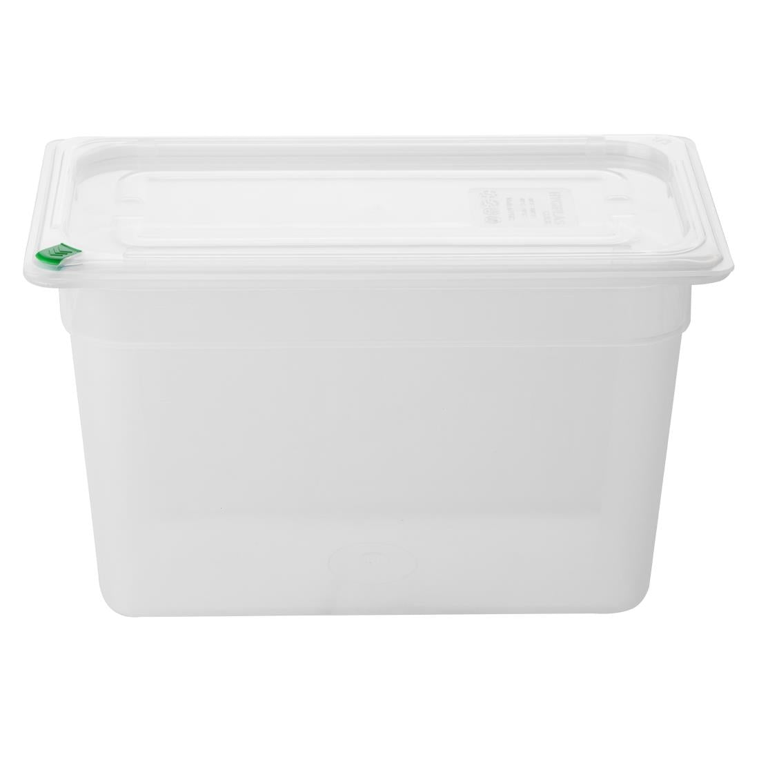 Bacs PP Hygiplas Click GN 1/3 avec couvercles et 7 clips de couleur 200mm 6,9L (lot de 4) - Hygiplas - FZ094