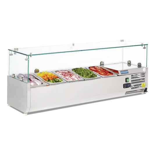 Saladette réfrigérée Polar Série G 5x GN1/4 - Polar - G608