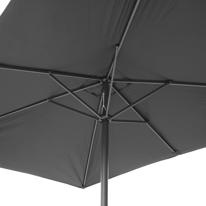 Parasol rectangulaire Bolero Seville 2x3m noir - Bolero - DZ871