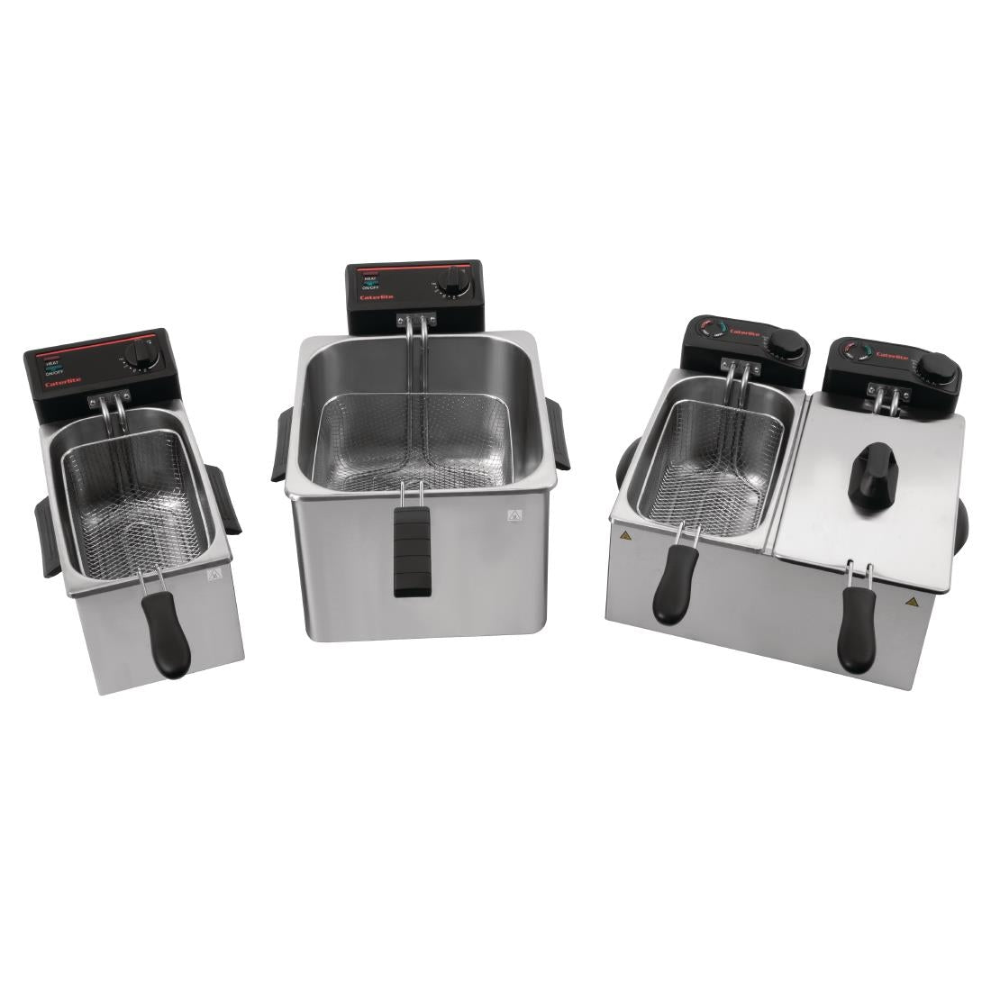 Friteuse de comptoir simple Caterlite peu intensive 3,5L - Caterlite - GG198